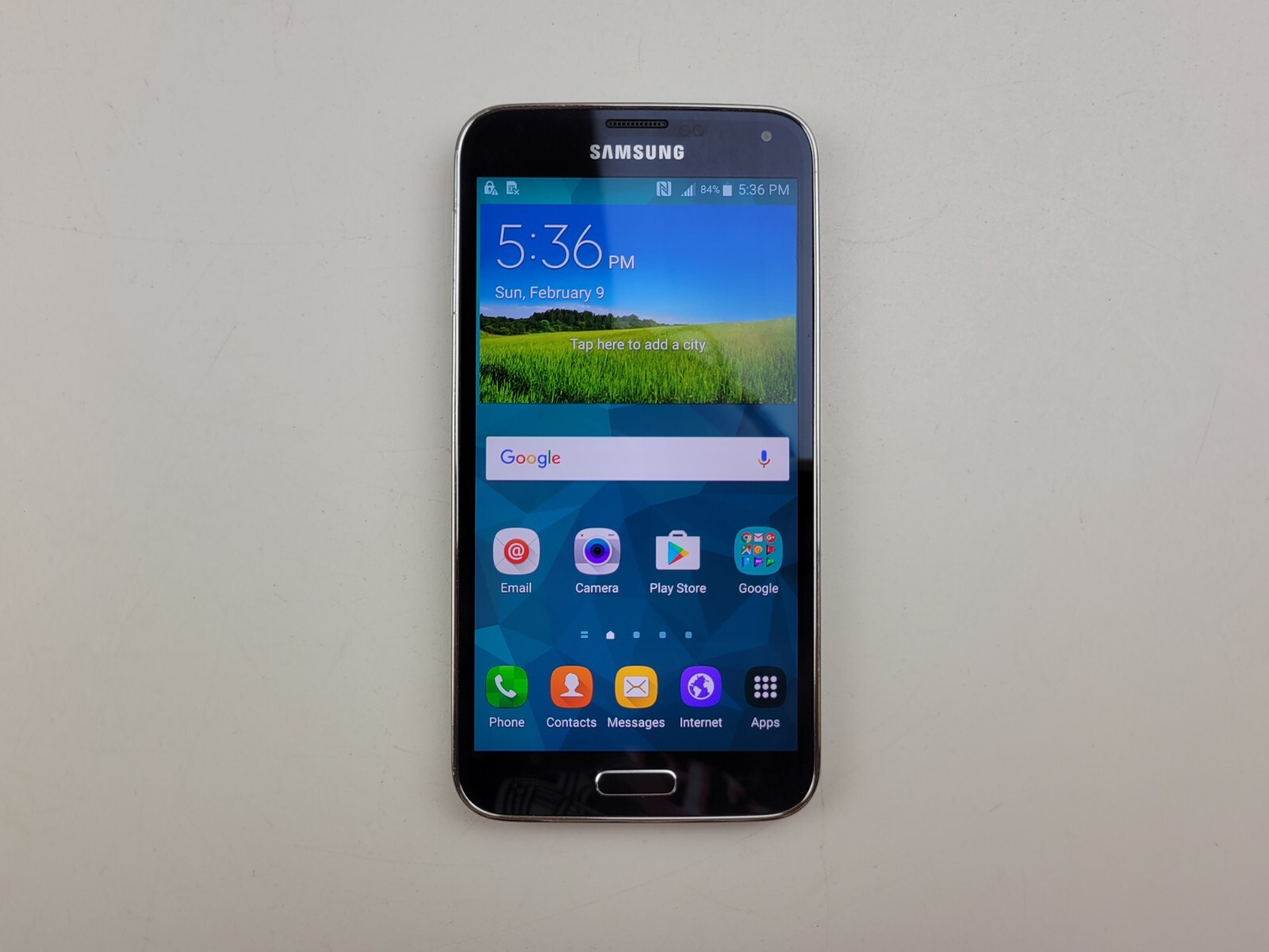 Samsung Galaxy S5 (SM-G900A) 16GB – Black (AT&T) Smartphone – Clean IMEI – J7686
