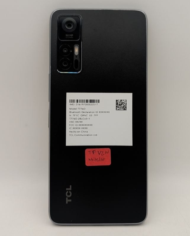 TCL 30 5G Verizon Locked 64GB Smartphone 6.7″ AMOLED 60Hz 50MP Triple Camera