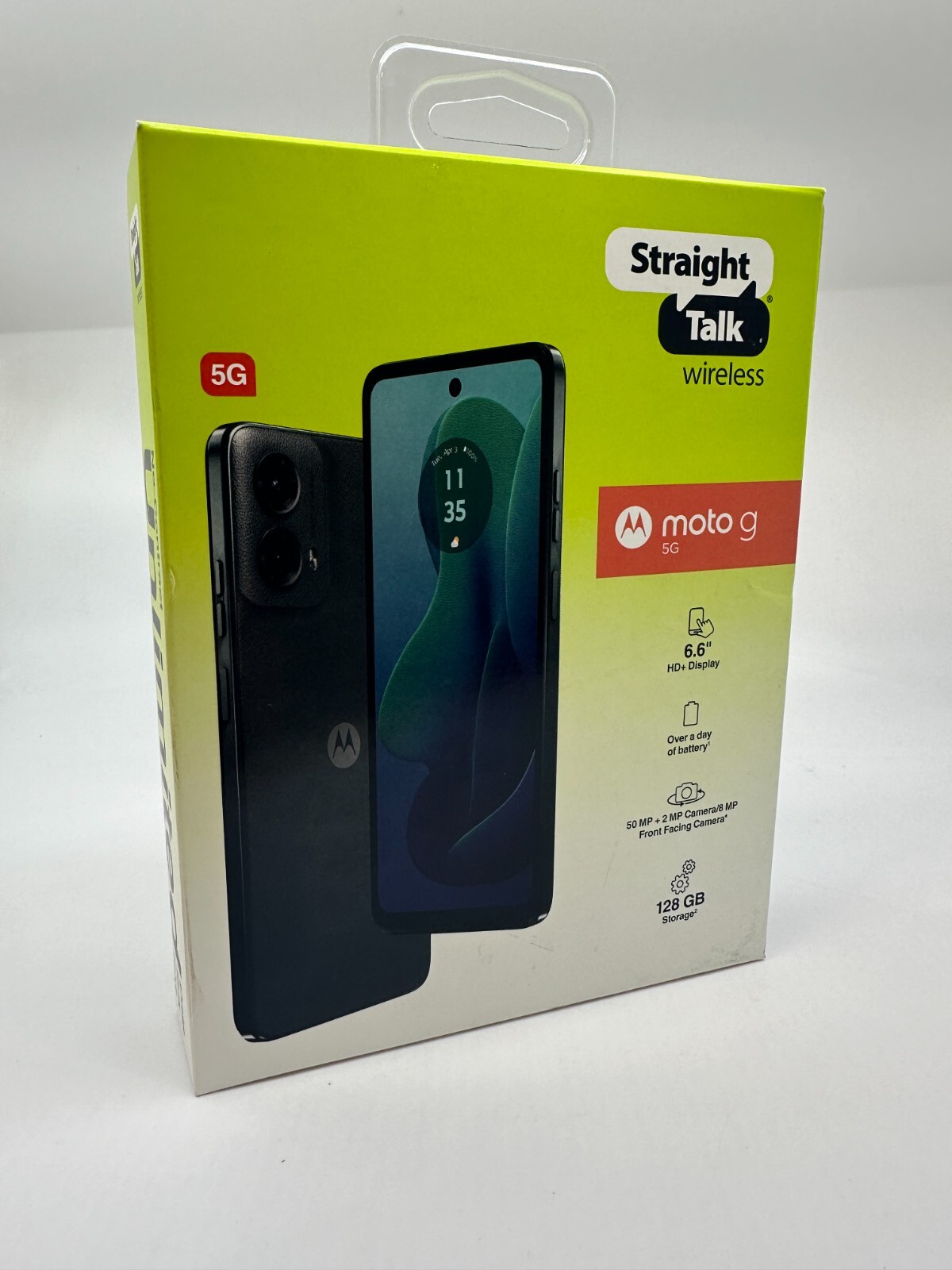 NEW – Straight Talk Motorola Moto G 5G (2024), 64GB, Gray – Prepaid Smartphone