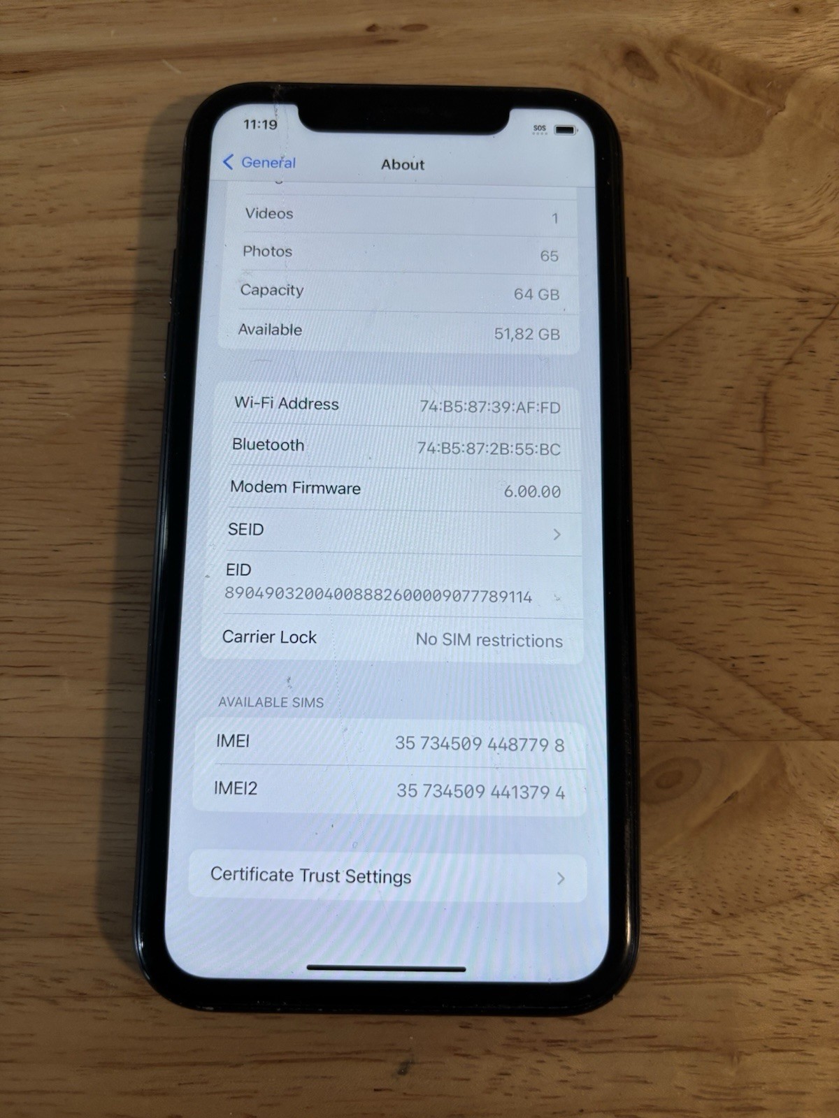 Apple iPhone XR – 64GB – Black (Unlocked) – Read Description⁠