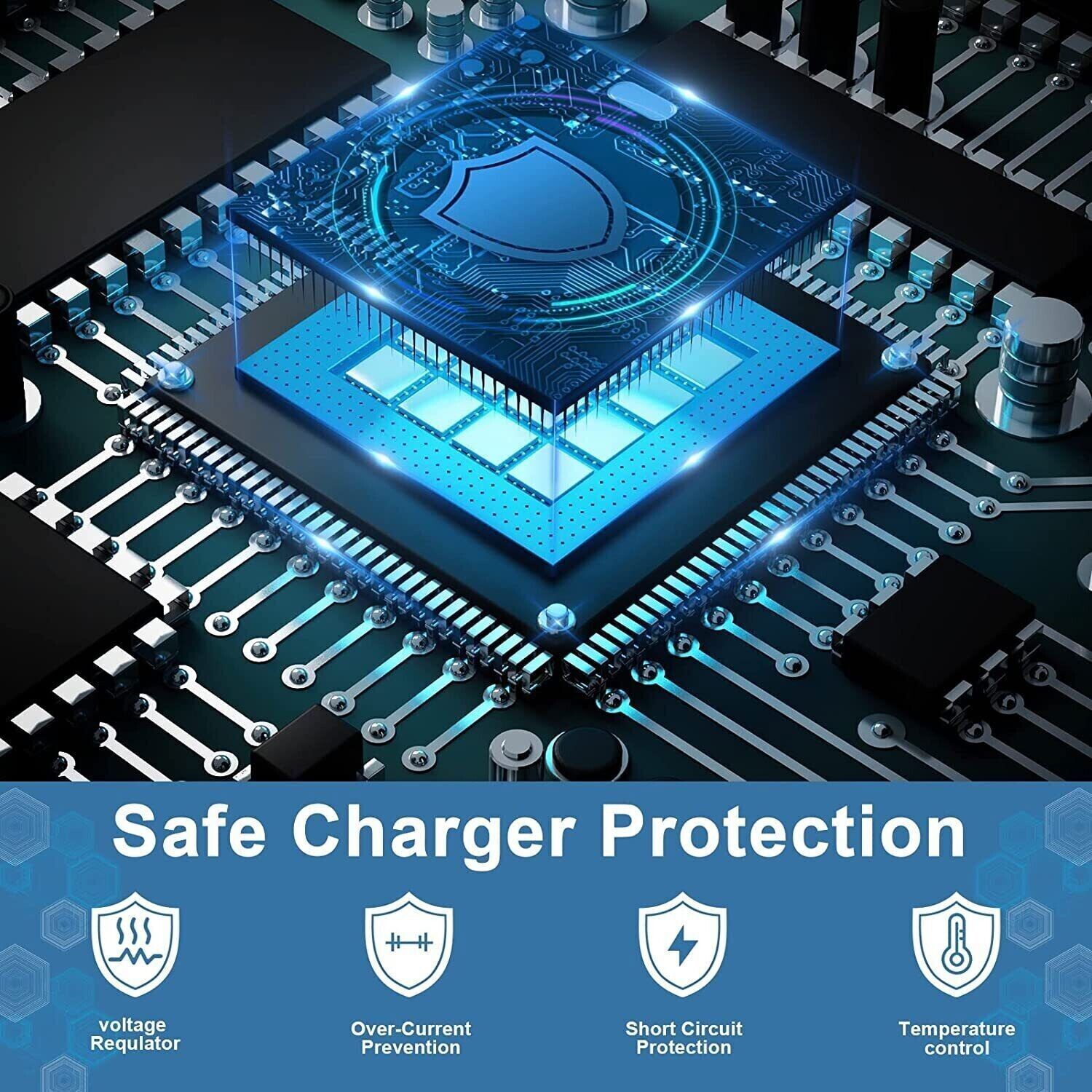 45W USB-C Super Fast Wall Charger 6FT Cable For Samsung Galaxy S20 S21 S22 S23