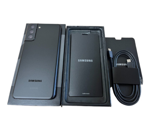 Open Box Samsung Galaxy S21 + PLUS 5G G996U 128GB Black/Violet FACTORY UNLOCKED