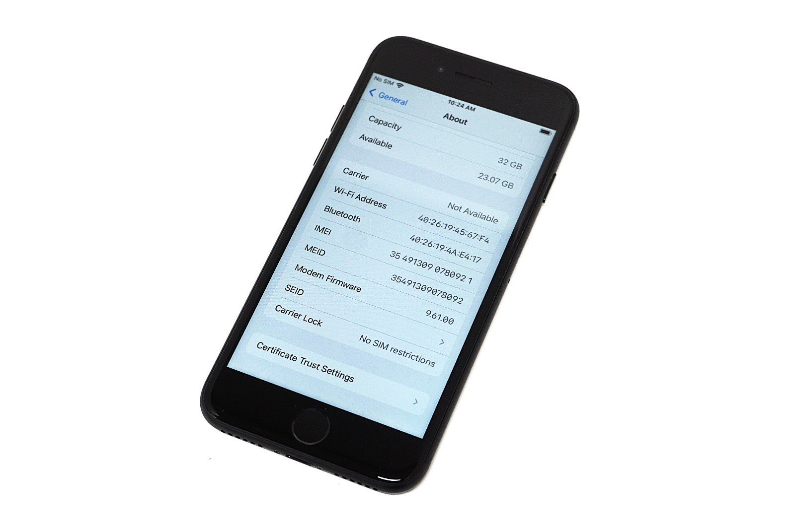 Apple iPhone 7 32GB Black Factory Unlocked A1660 Smartphone 90% Battery Health