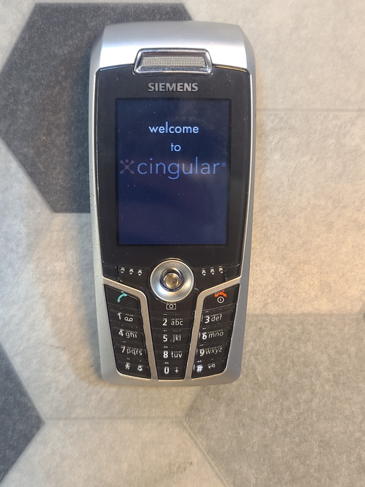 Siemens S Series S66 – Very Rare Cellular GSM Phone Black & Silver (Cingular)