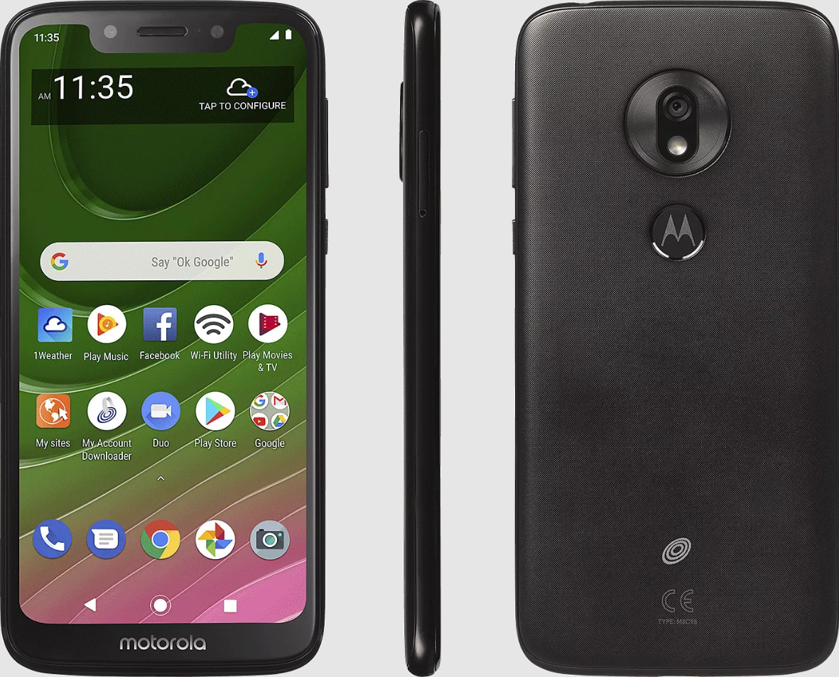 Motorola Moto G7 Optimo XT1952DL Tracfone Only 32GB Black B