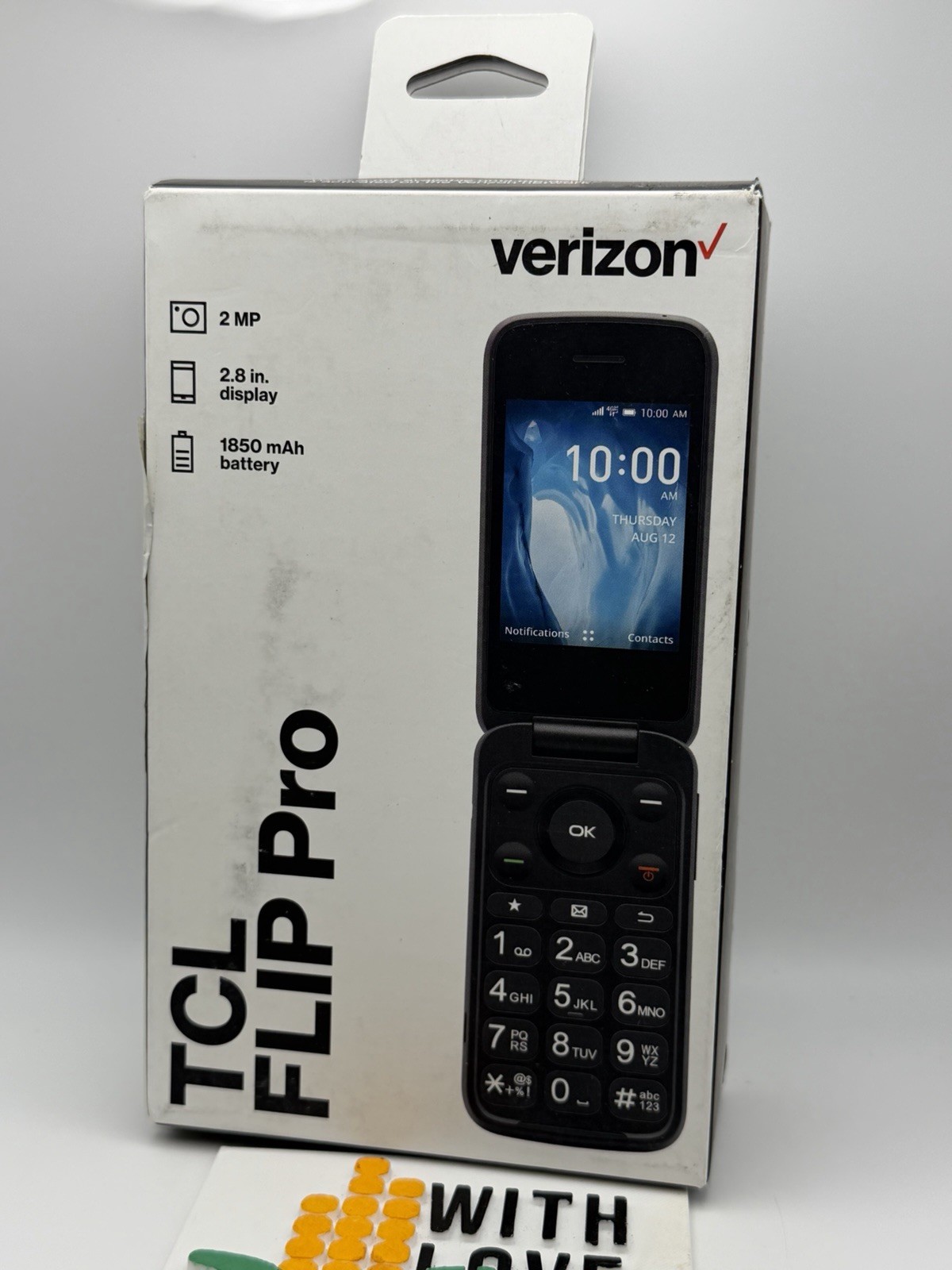 Verizon Prepaid TCL Flip Pro 2.8 In Display Slate Gray New