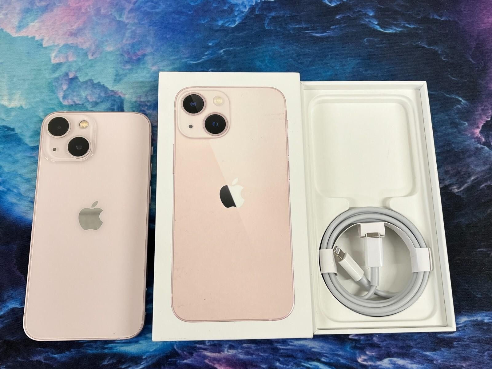 Apple iPhone 13 Mini 256GB Factory Unlocked Excellent In-Box Battery 90-95%