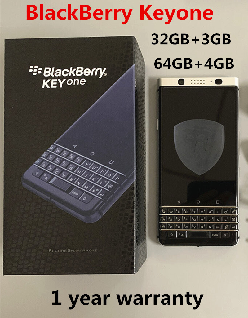 BlackBerry Keyone 32GB 64GB 12MP Single SIM 4G Unlocked Smartphone- New Sealed