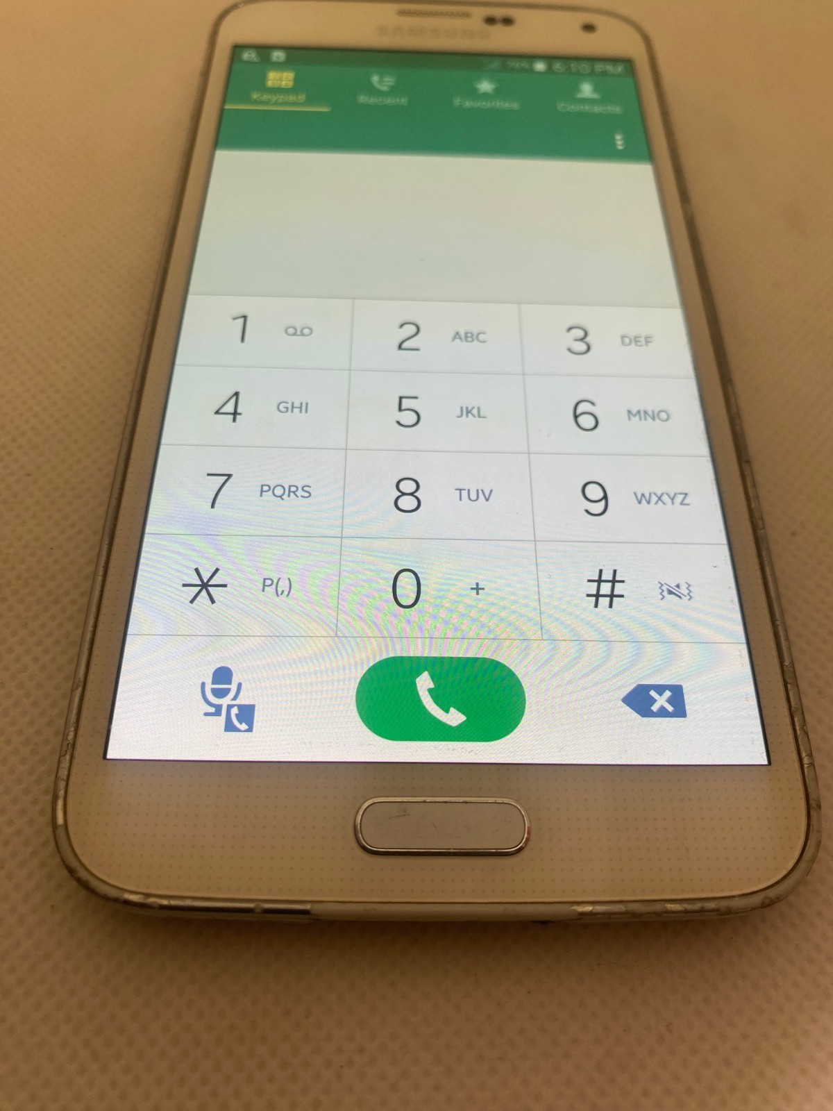 Samsung Galaxy S5 Verizon Unlocked SM-G900V _White USED with SBI