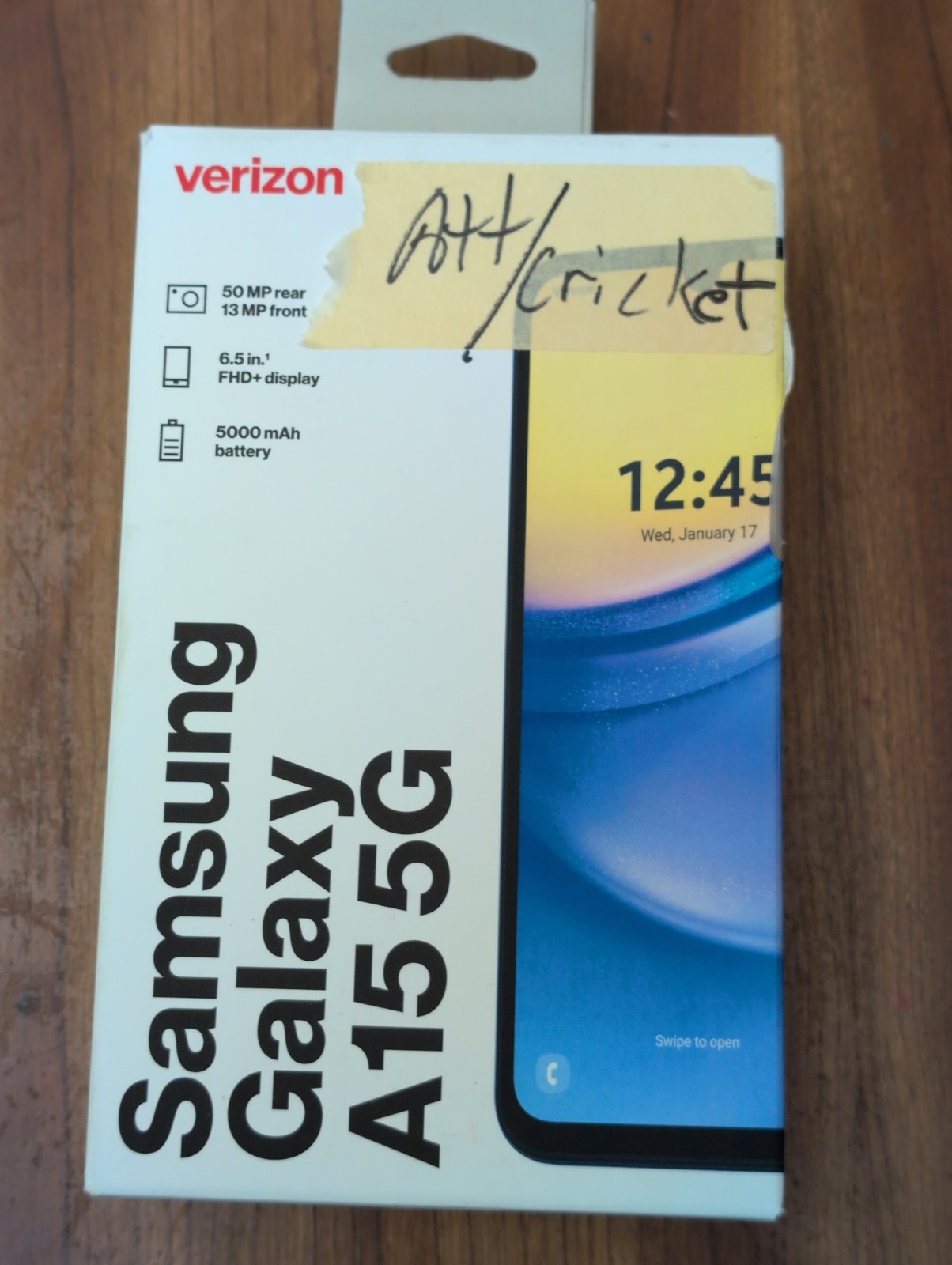 Samsung Galaxy A15 5G 64GB (ATT/Cricket/) NOT VERIZON – NEW