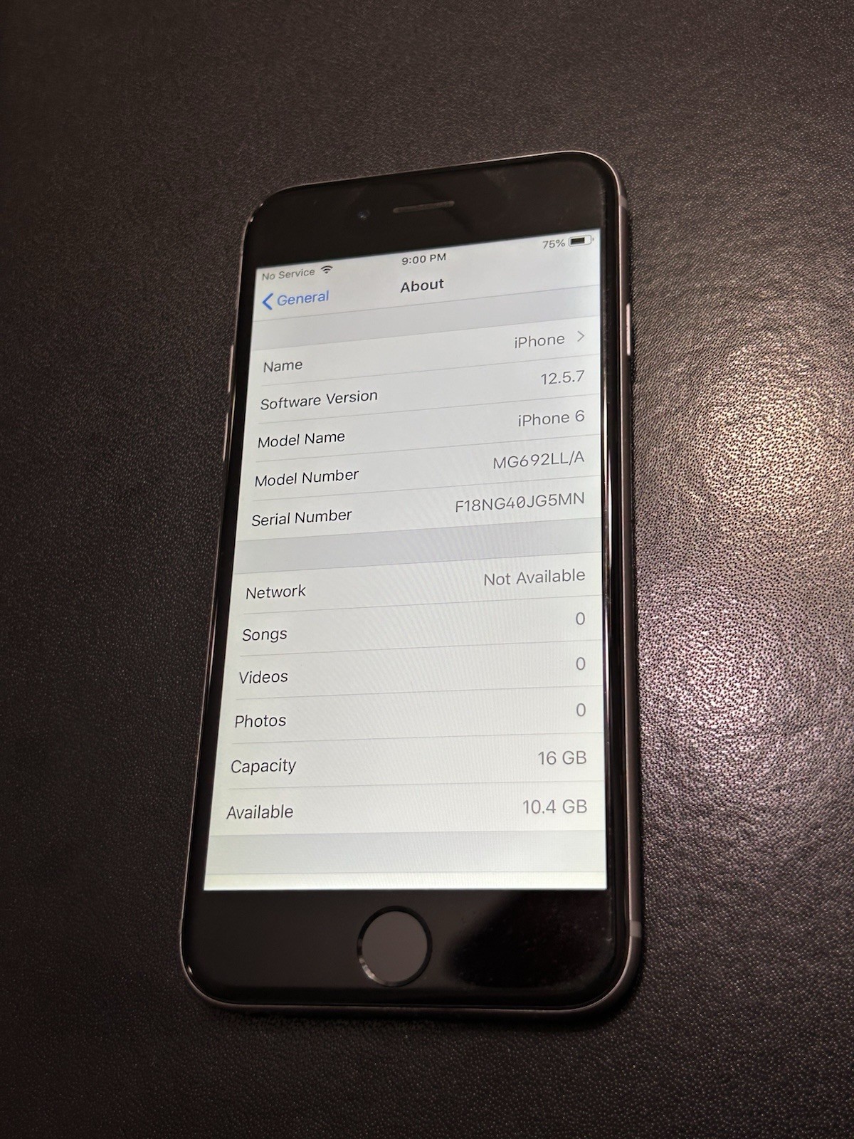 Apple iPhone 6 Sprint 16 GB A1586