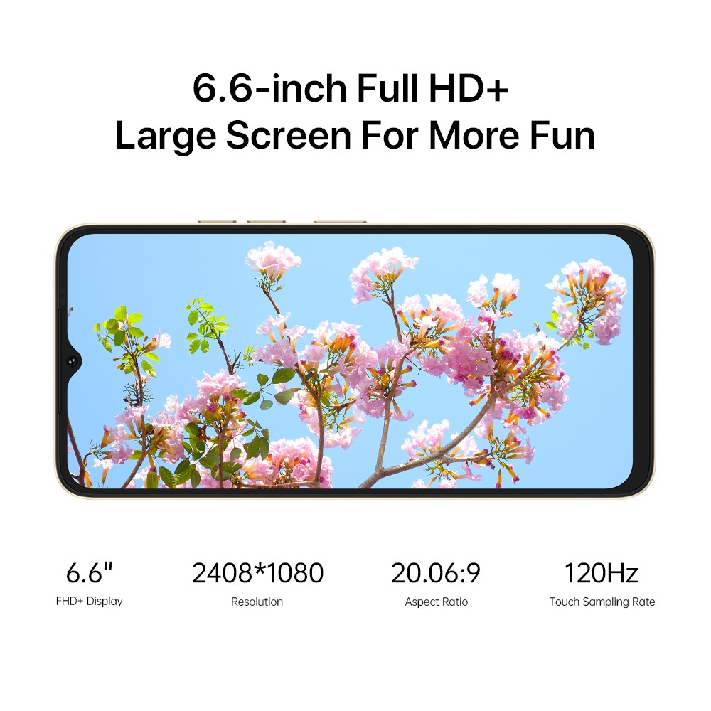 UMIDIGI G3 MAX 6.6″ 8GB+128GB 50MP Octa Core Android Unlocked Smartphone