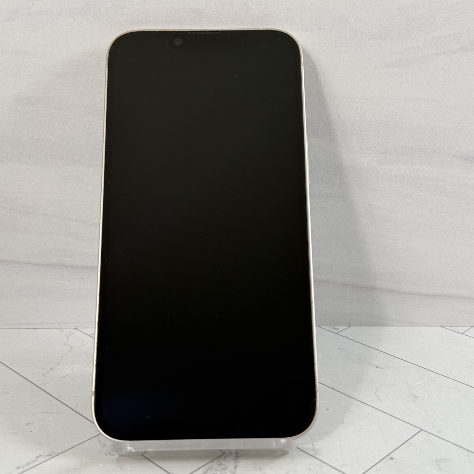 Apple iPhone 14 256GB White Unlocked Damaged LCD Screen & Cracked Back #H295
