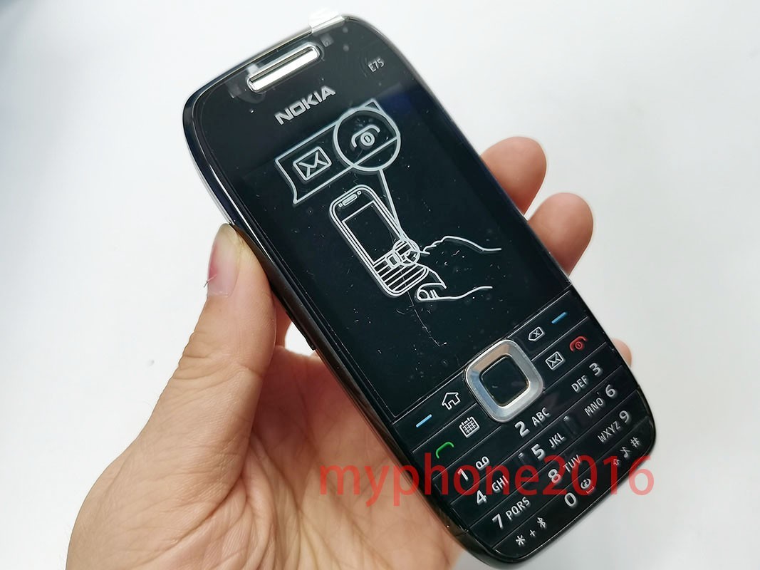 Nokia E75 3G HSDPA Wi-Fi Bluetooth GPS Radio QWERTY 2.4″ Slider Phone