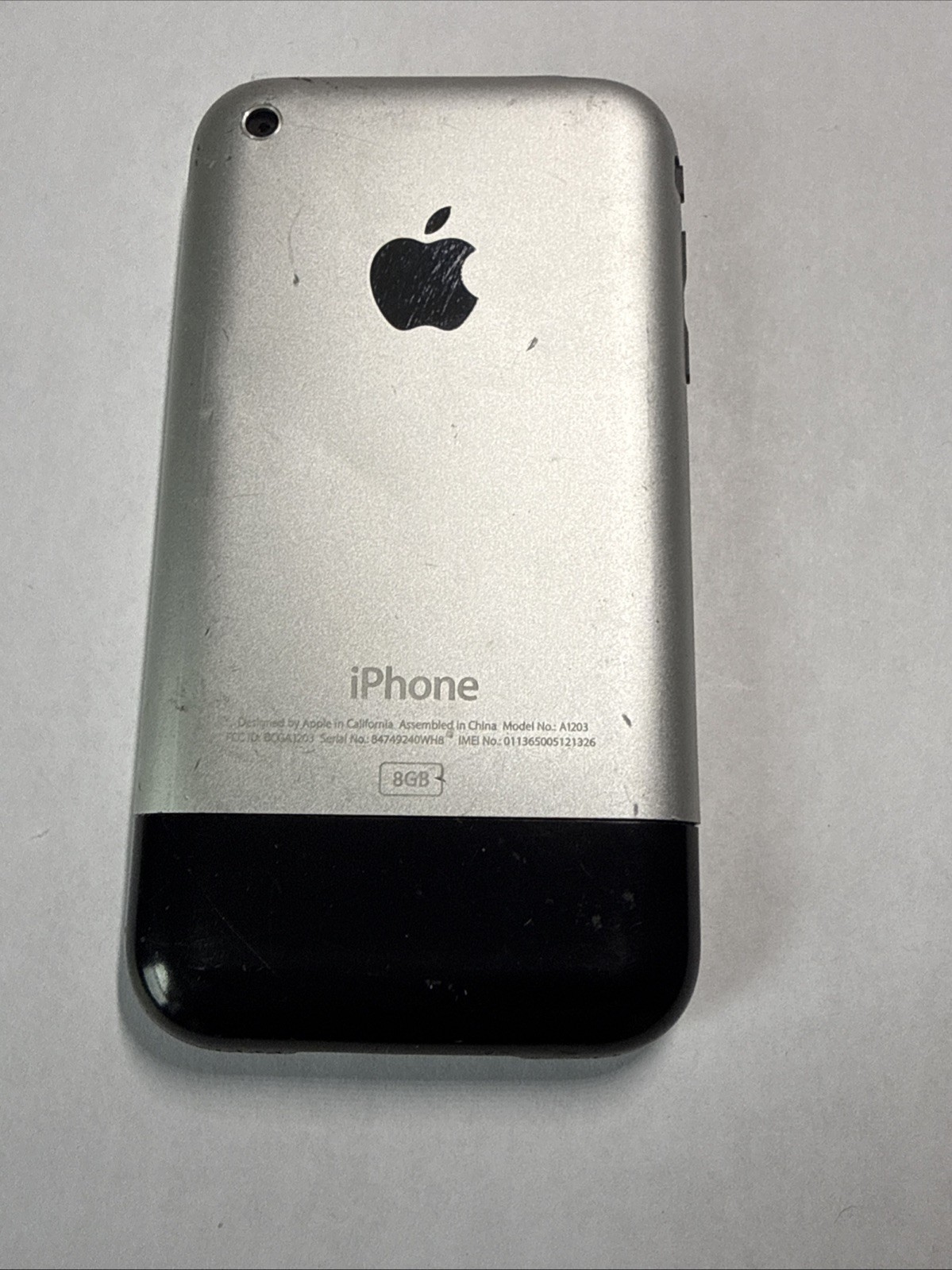 Apple iPhone 1st Generation – 8GB – Black – A1203 (GSM)