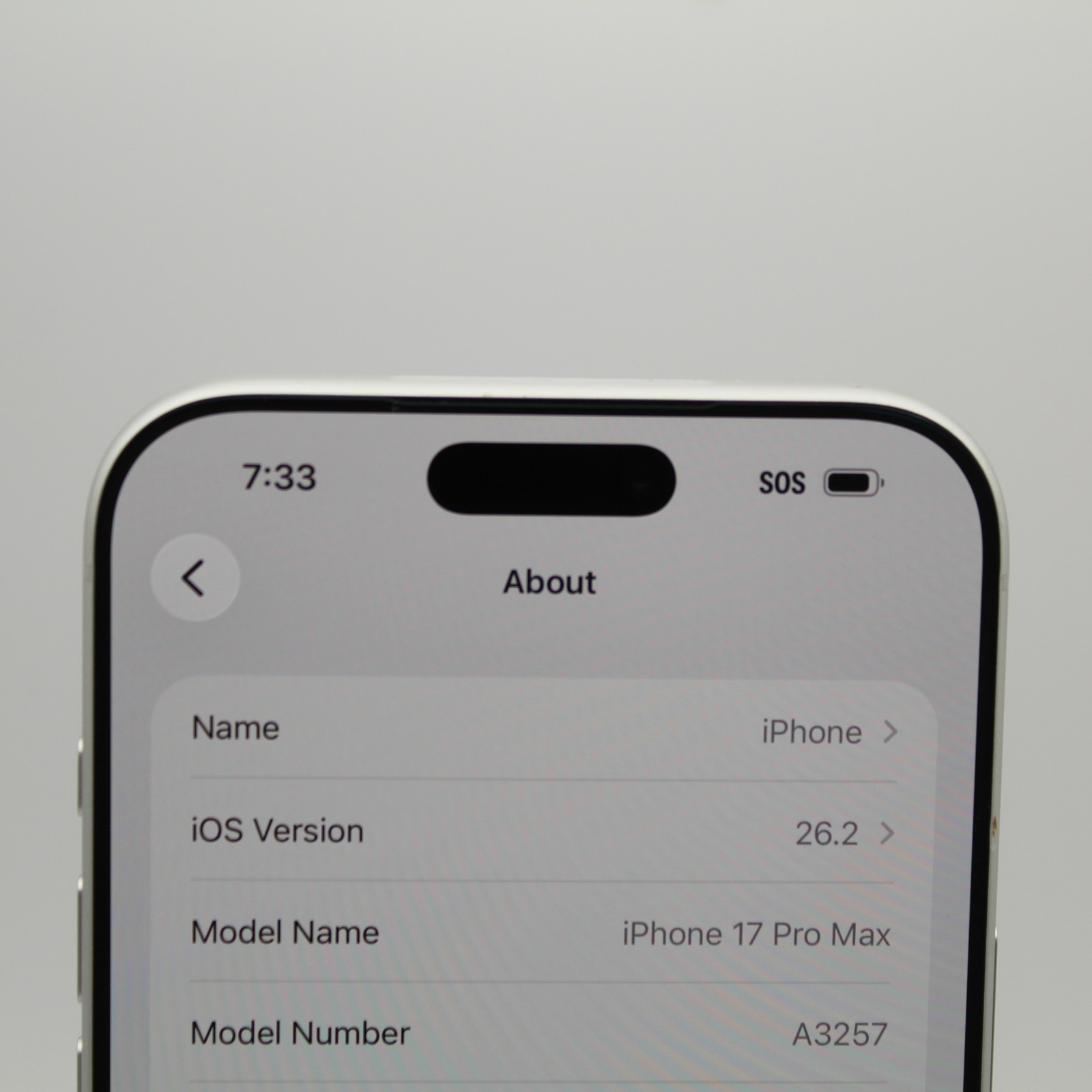 Apple iPhone 17 Pro Max A3257 256GB Good Condition | Silver | UNLOCKED
