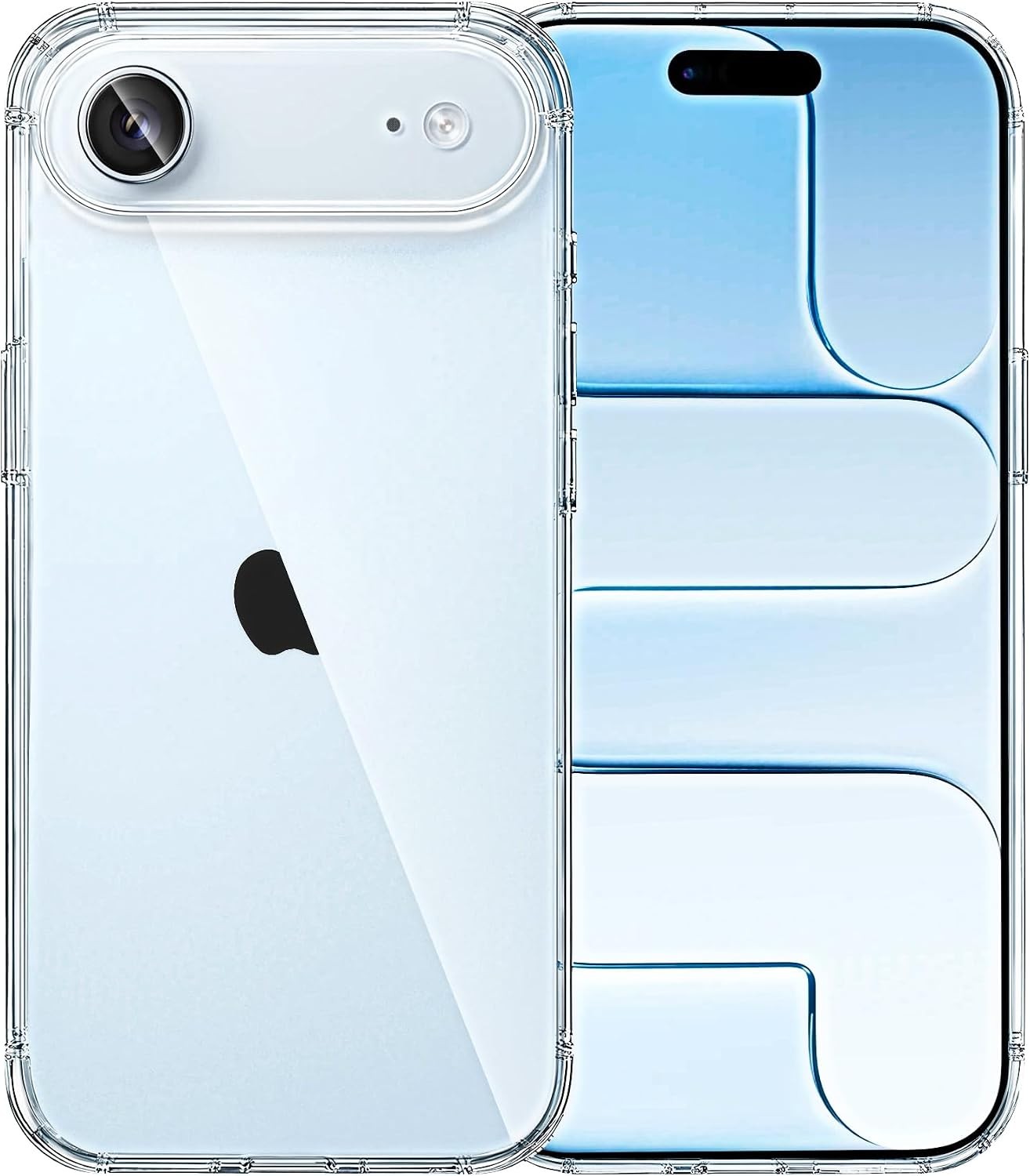 Clear Soft Transparent TPU Bumper Cover Case for iPhone Air