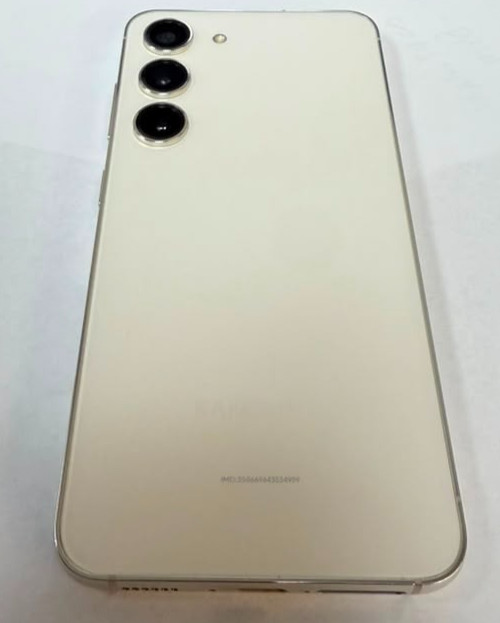Samsung S911U Galaxy S23 128GB Cream Verizon Visible Shadow Screen