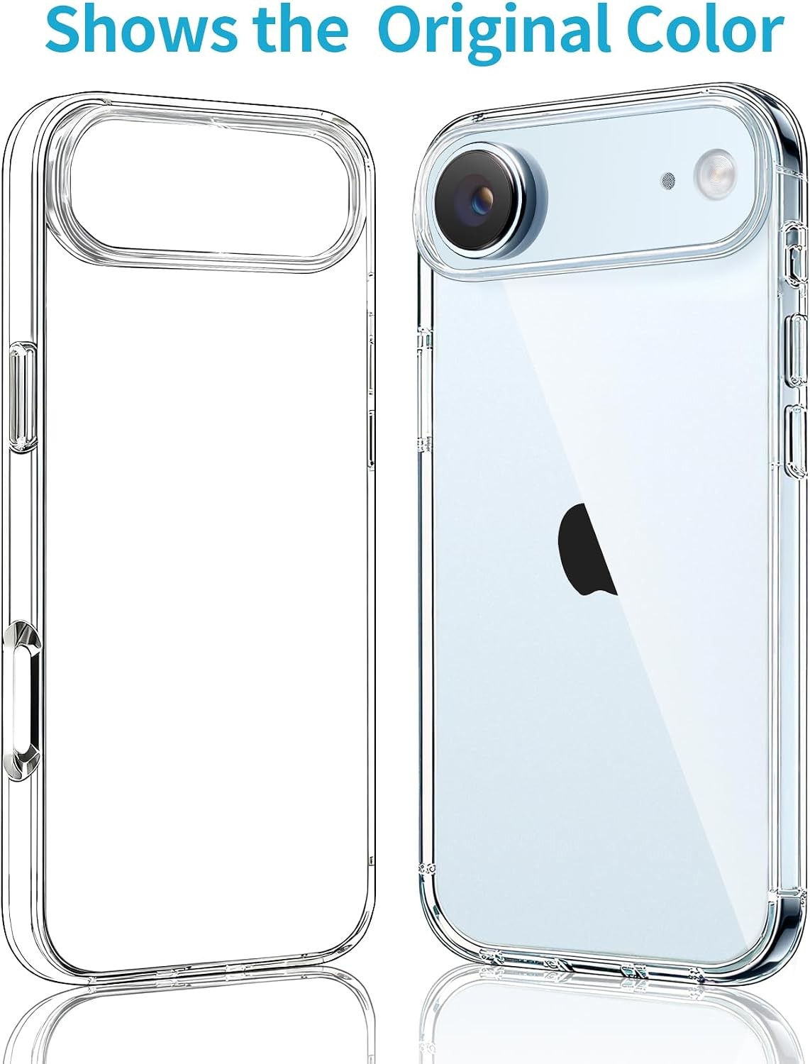 Clear Soft Transparent TPU Bumper Cover Case for iPhone Air