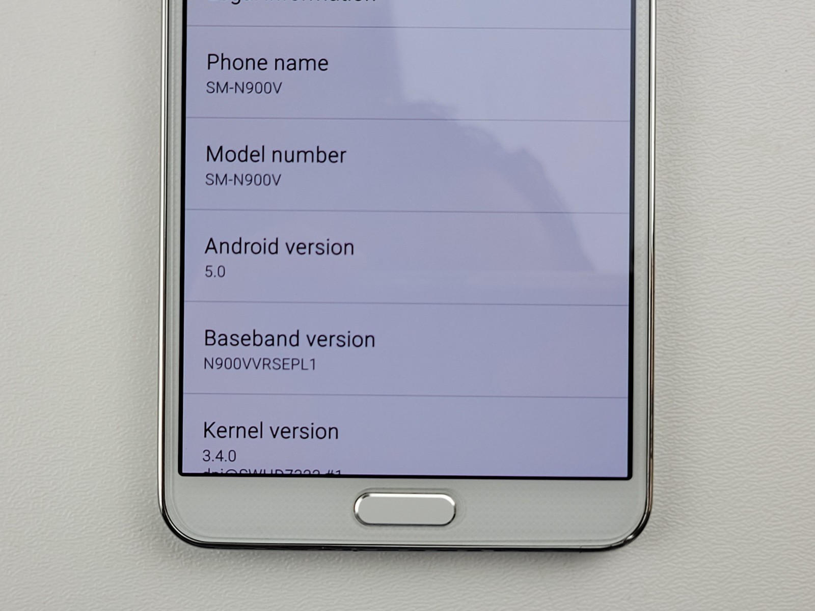 Samsung Galaxy Note 3 (SM-N900V) 32GB – White (GSM Unlocked) Smartphone – H3985