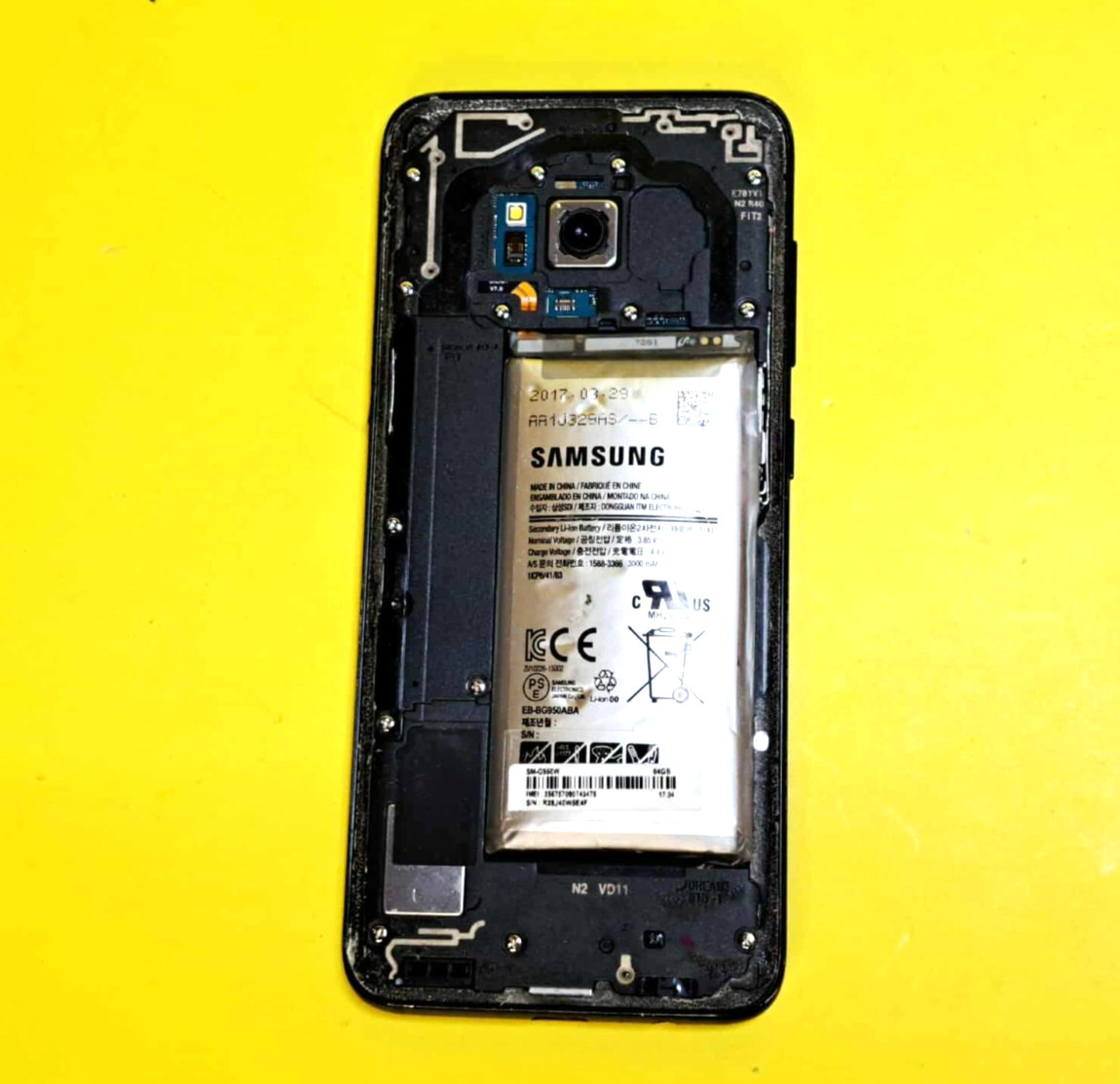 🔥NO BACK+BROKEN SCREEN🔥 SAMSUNG GALAXY S8 LTE 5.8″ 12.0MP ANDROID CELL PHONE