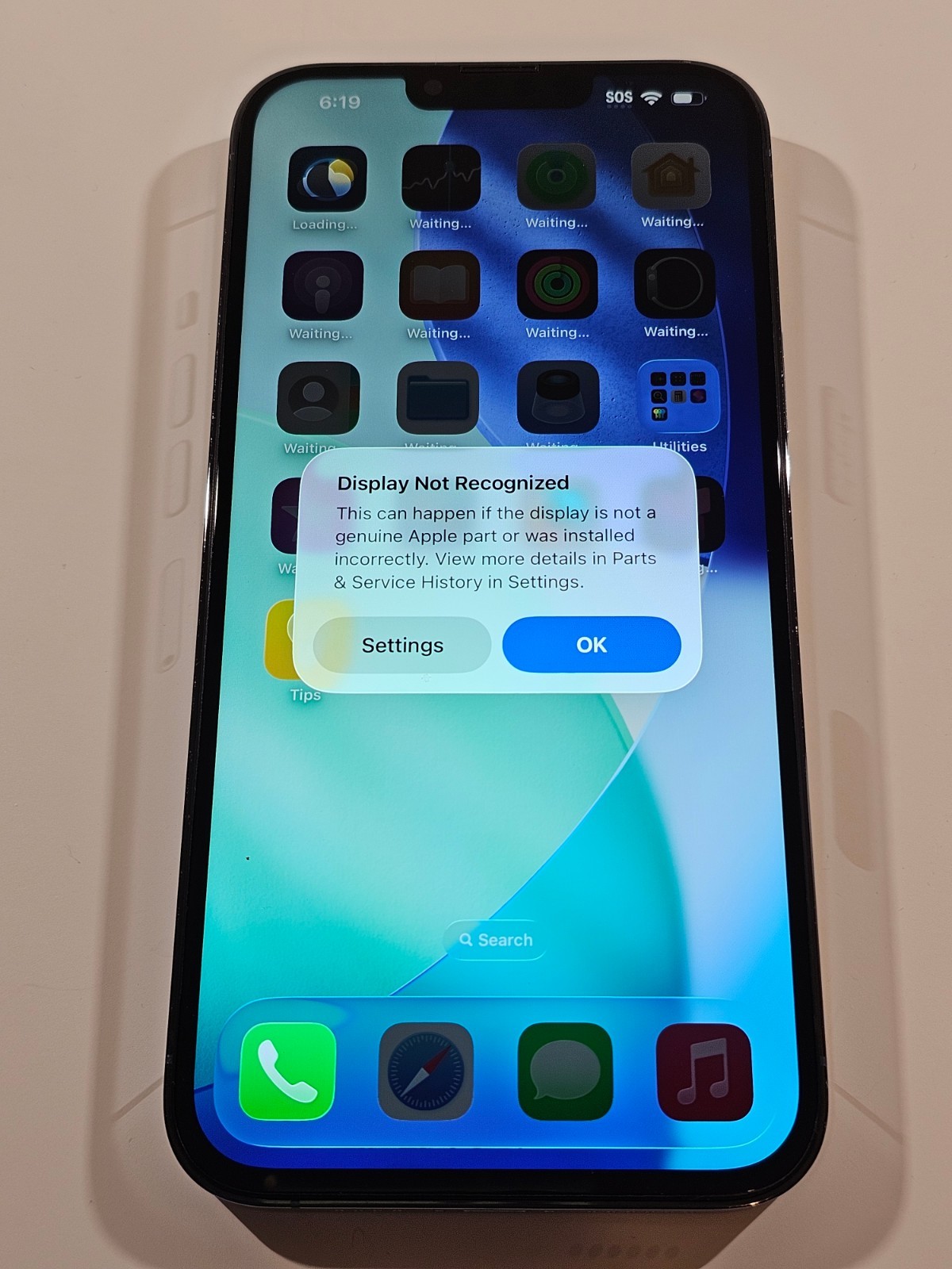 Apple iPhone 13 Pro Max 128GB Sierra Blue Unlocked 85% Battery READ 6645