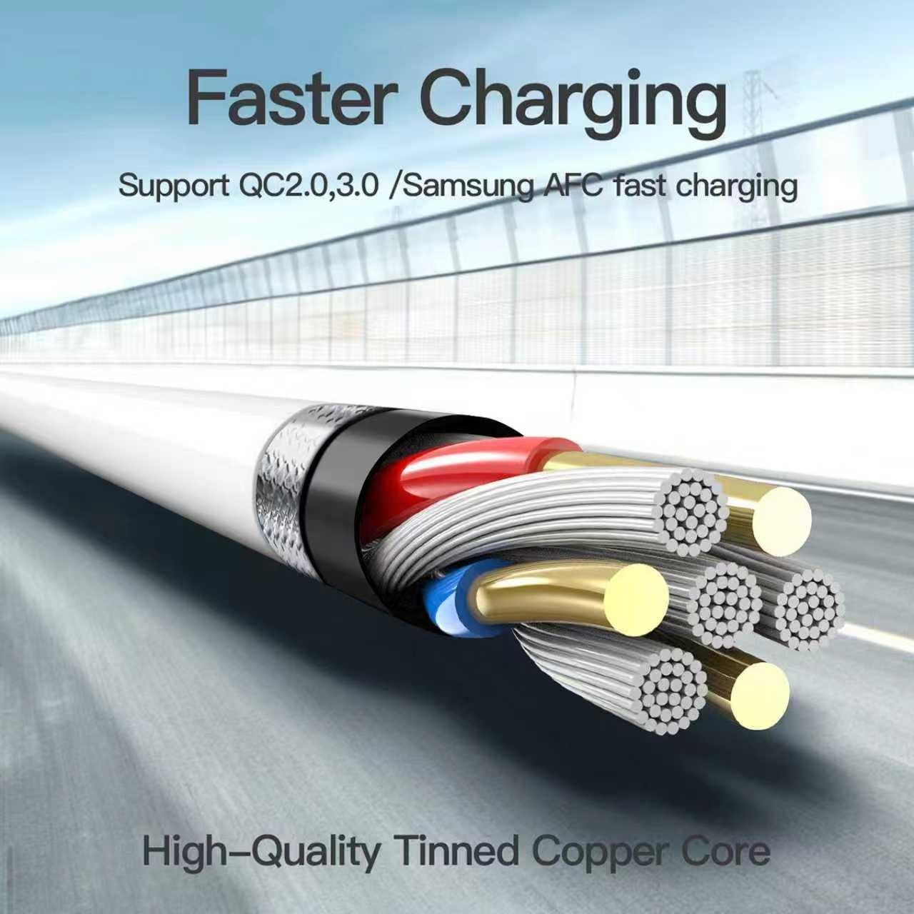 3FT USB A to Type-C Fast Charging Cable 4Pack for iPhone 17/16 and Other Devices