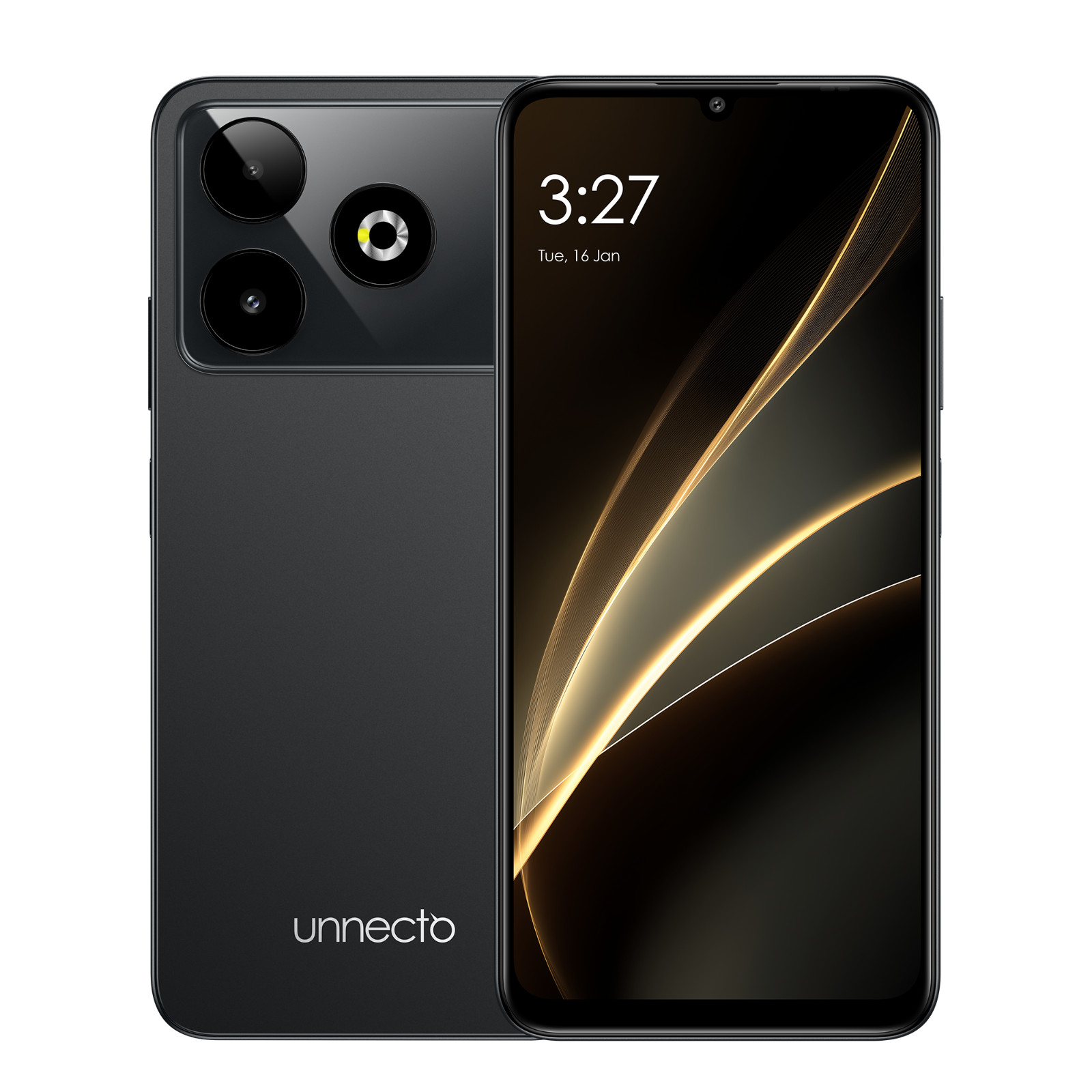 Unnecto Eco 10 | Dual SIM Unlocked Smartphone | Android 16 | Charcoal