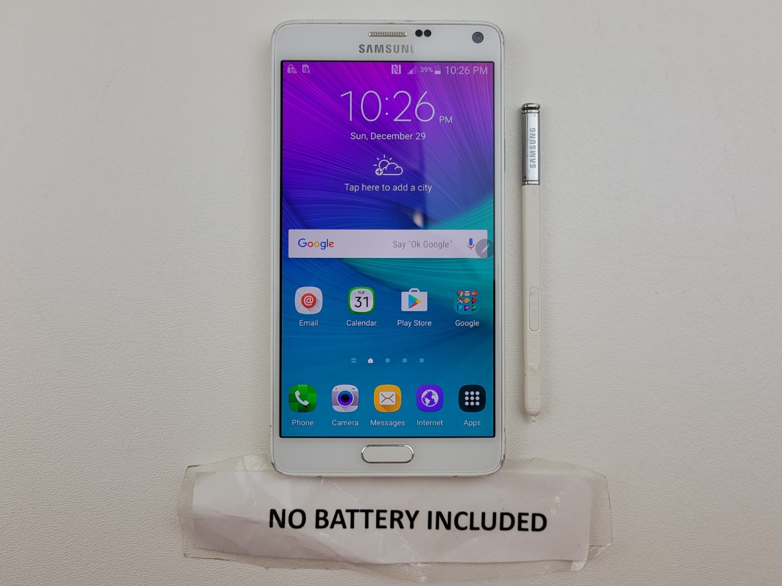 Samsung Galaxy Note 4 (SM-N910A) 32GB (AT&T) Smartphone – Clean IMEI – H1572