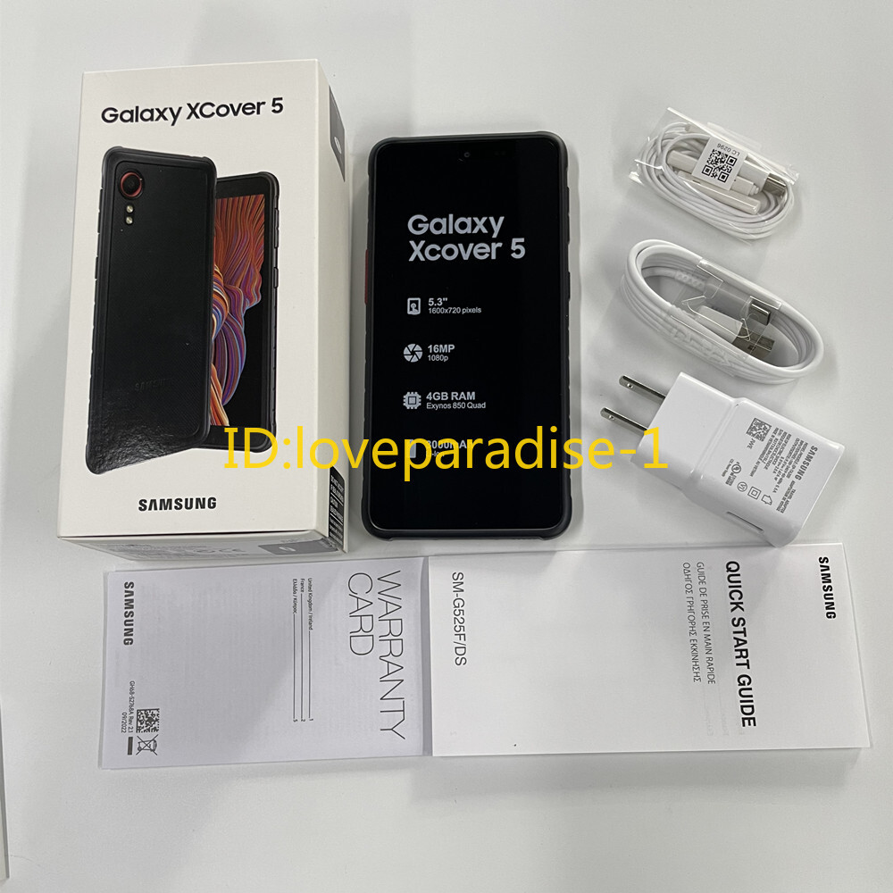 Samsung Galaxy Xcover 5 SM-G525N Single SIM 64GB Unlocked Smartphone-New Sealed