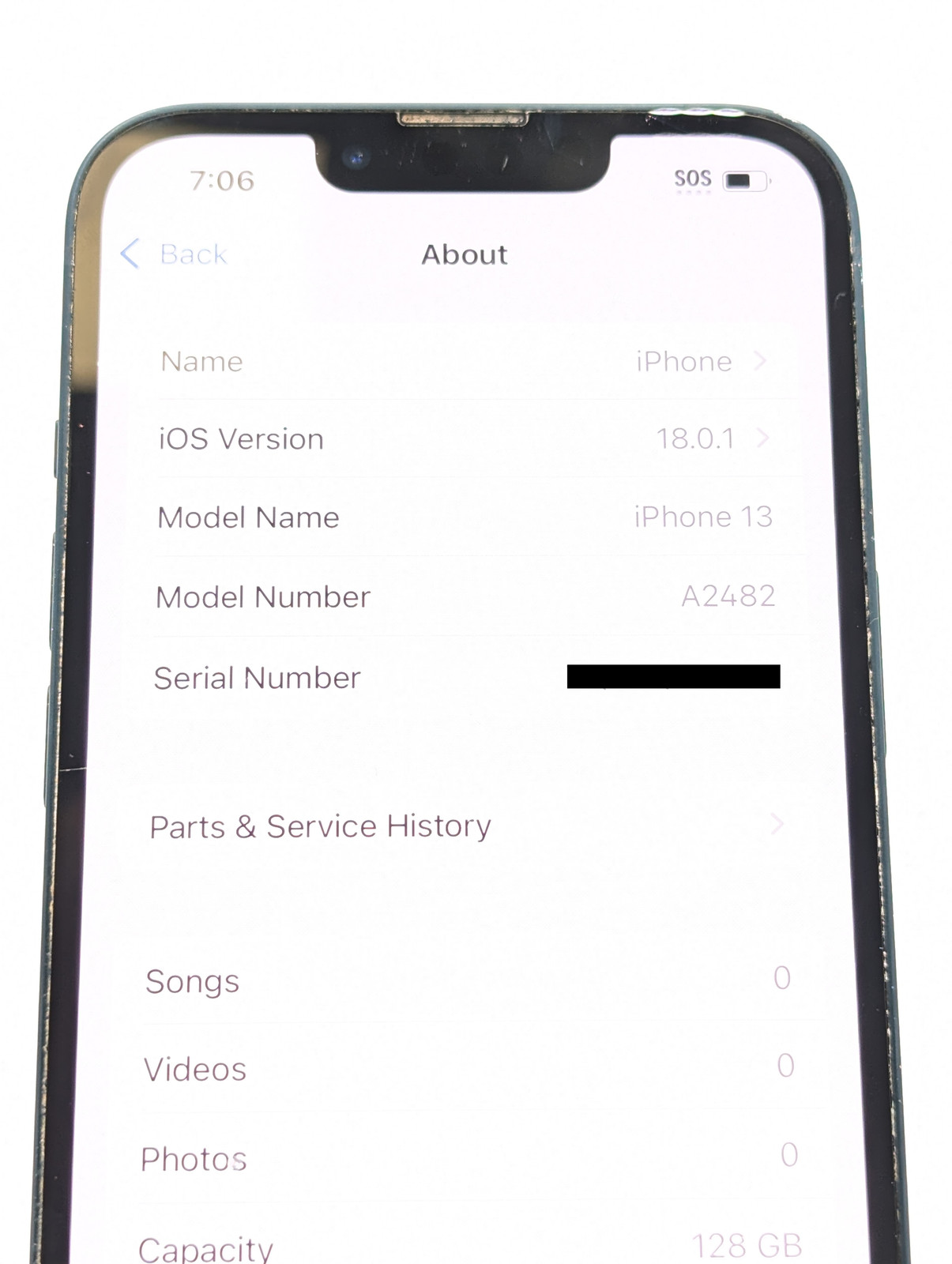 Apple iPhone 13 A2482 128GB Fair Condition | Black | UNLOCKED