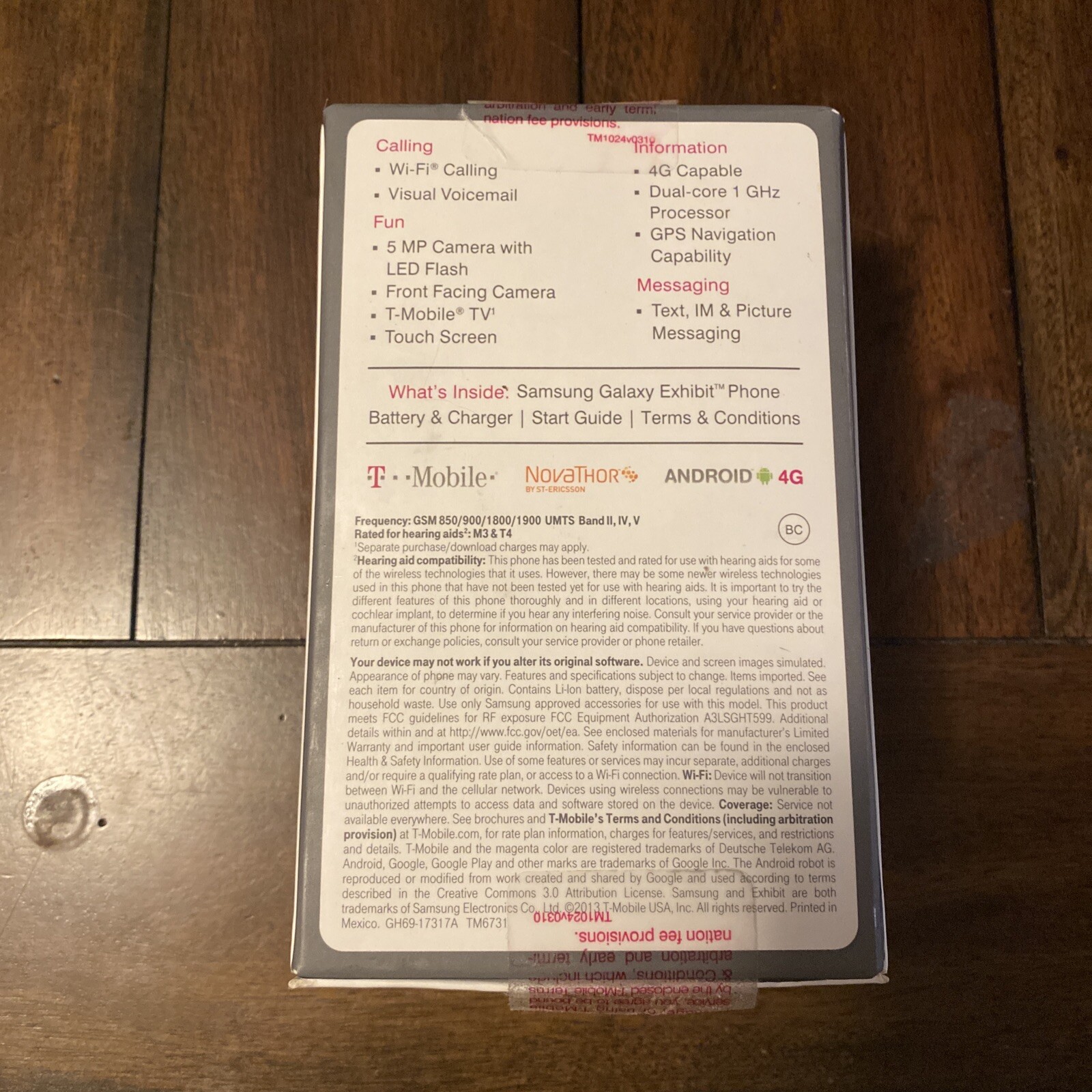 (100) Samsung SGH-T599 Galaxy Exhibit Cell Phone – T-Mobile – New Open Box!