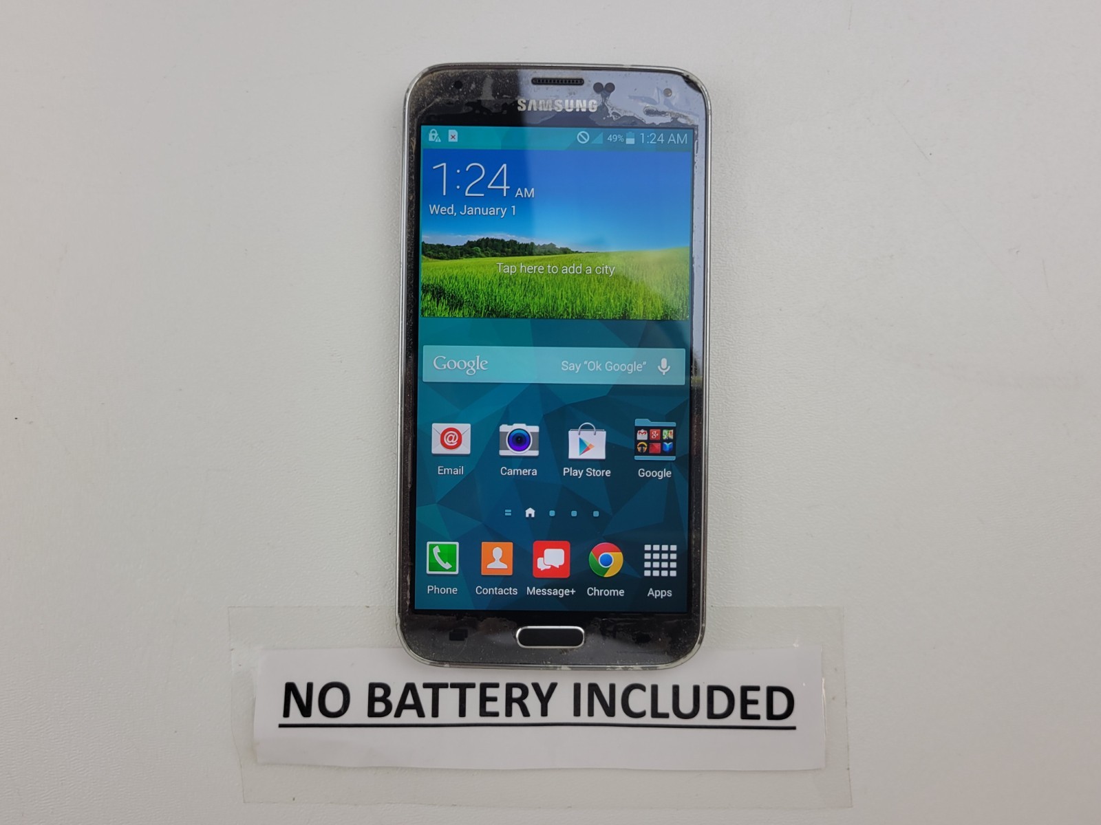 Samsung Galaxy S5 (SM-G900V) 16GB (Unlocked) (Verizon) – BLEMISHED – H3913