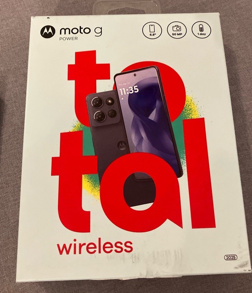 Moto G Power – 2025 Total Wireless Android Phone 128gb 50mp 6.8″ BRAND NEW