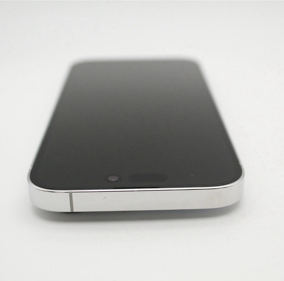Apple iPhone 14 Pro A2650 Silver Bar Smartphone iOS 48MP Camera Battery 75%