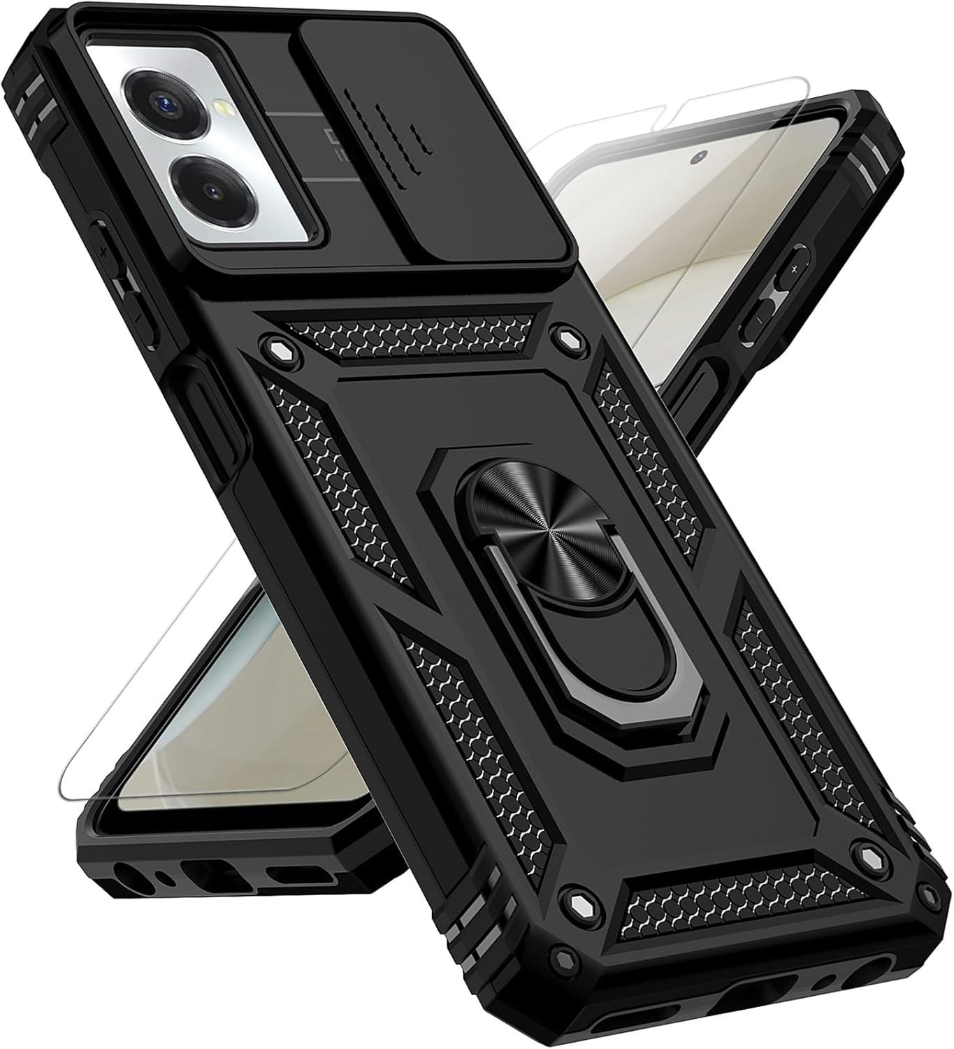 For Motorola Moto G Power 5G 2024 Case with Military Grade, Slide Camera Cover