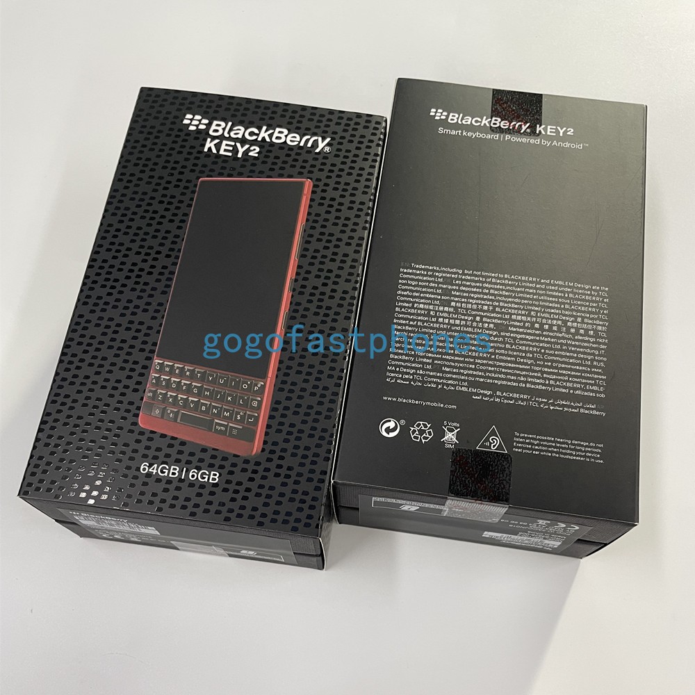 BlackBerry KEY2 Single or Dual SIM 64GB Unlocked 3500mAh New Sealed Smartphone