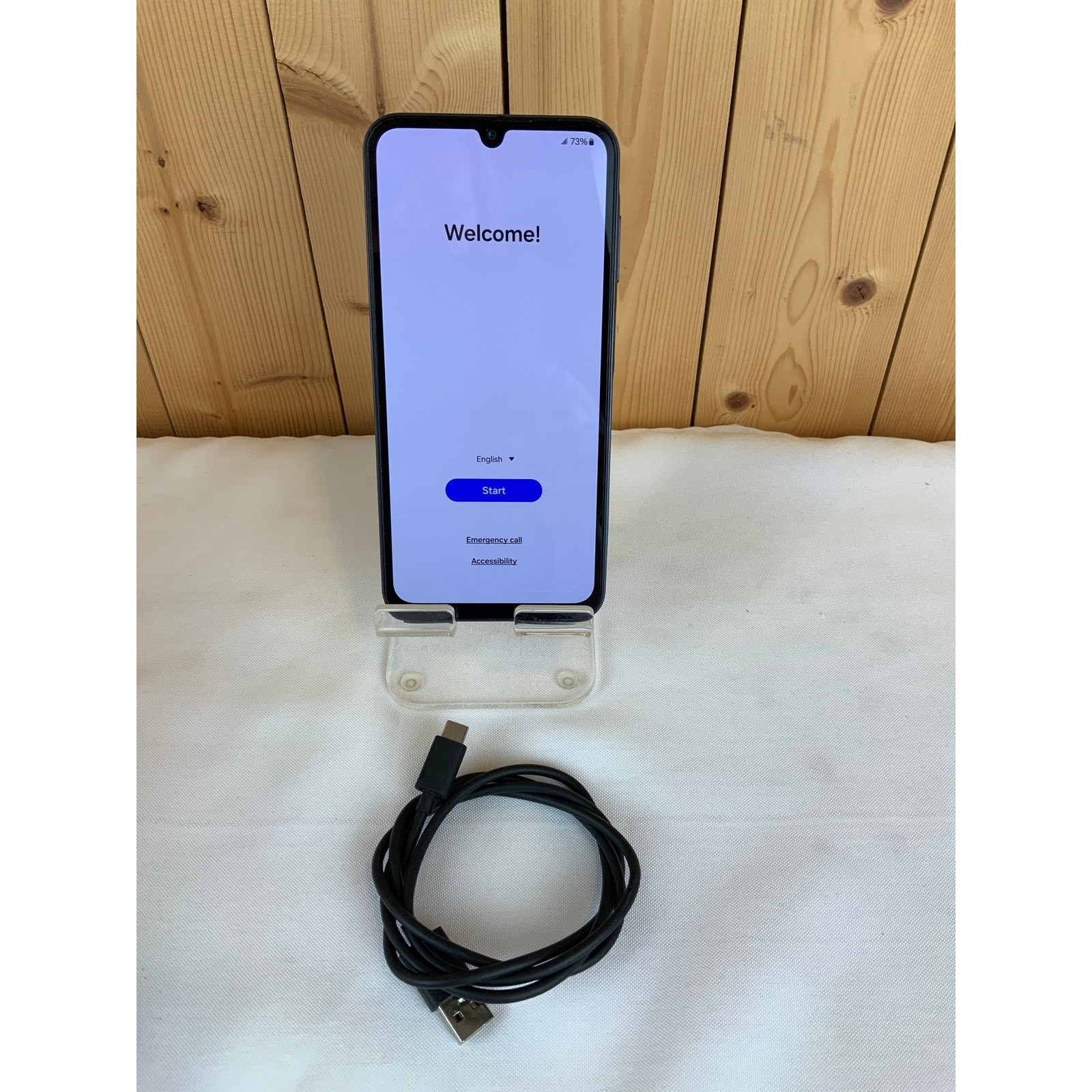 Samsung Galaxy A15 5G, SM-A156U, 64GB, Blue-Black