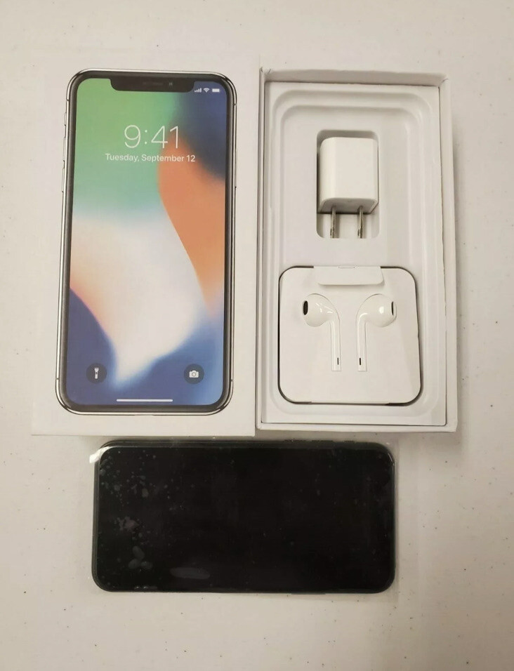 Apple iPhone X – 256GB – Space Gray (Verizon Unlocked) A1865 (CDMA GSM)
