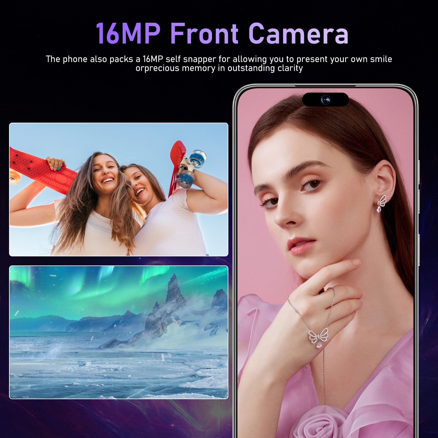2026 G16 Pro Max 8+256GB Android 15 Unlocked Smartphone Dual SIM 5G Mobile Phone