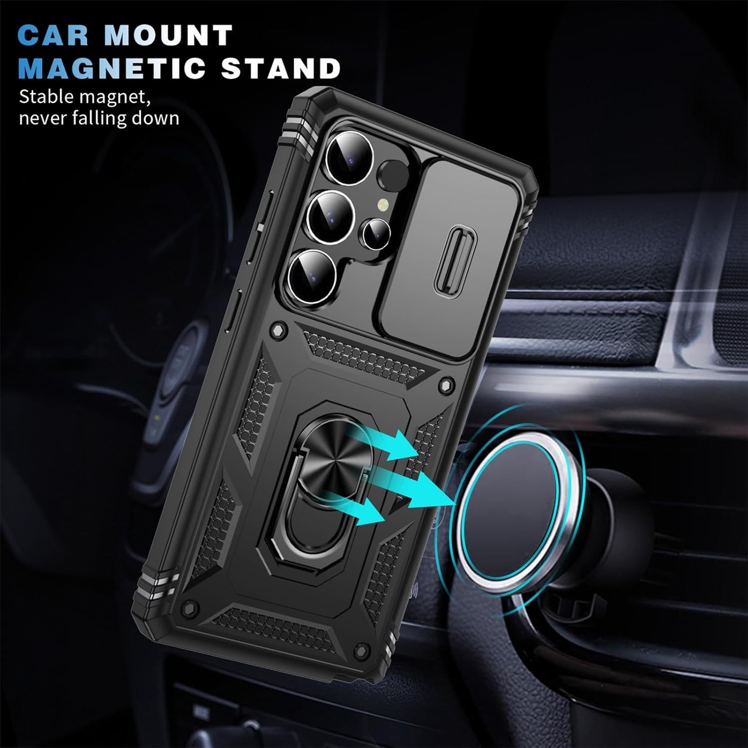 For Samsung Galaxy S25 Ultra 5G Case with Military Grade Drop Proof Protections