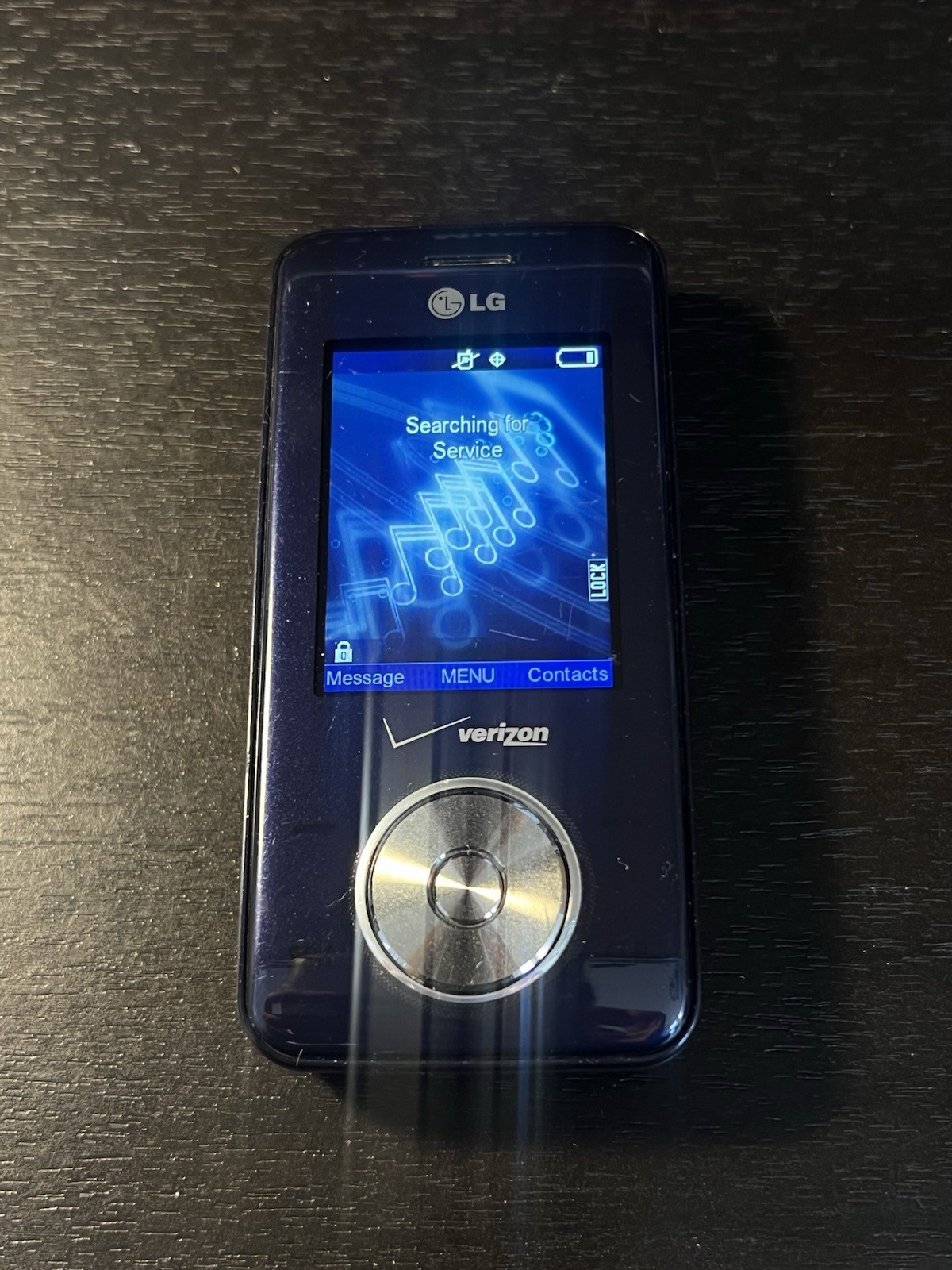Vintage Y2K Verizon LG Chocolate MP3 Player Phone Music Set 2.0 TESTED & WORKS