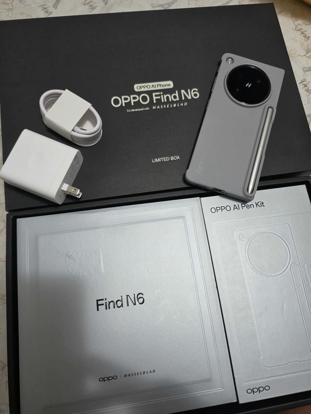 OPPO Find N6 Foldable Gray 16GB RAM 512GB Global Version 5G 200MP Open Box
