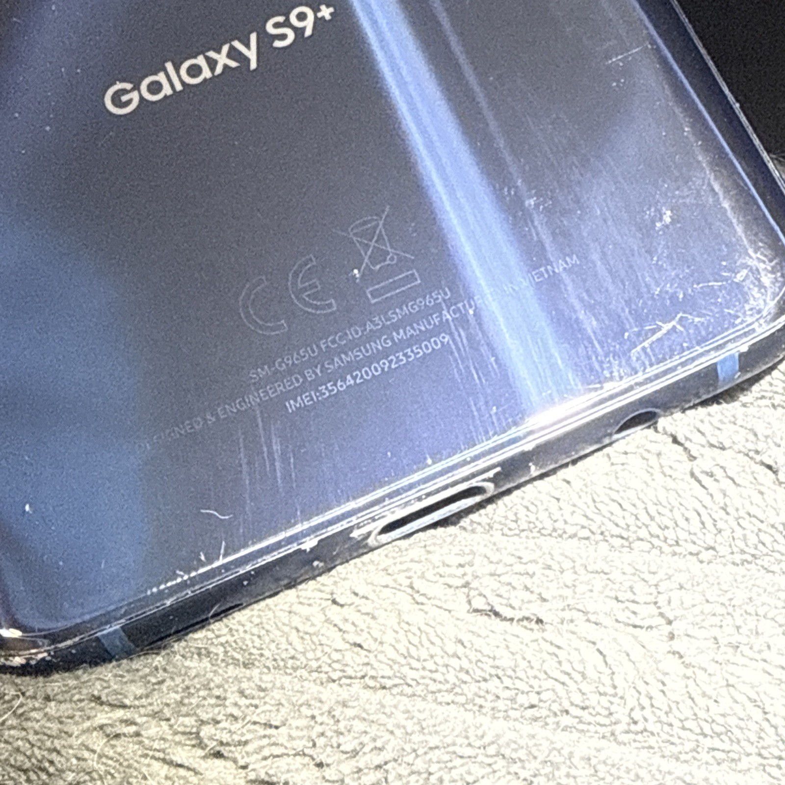 Parts Only Samsung Galaxy S9+ 64GB SM-G965U Black Smartphone