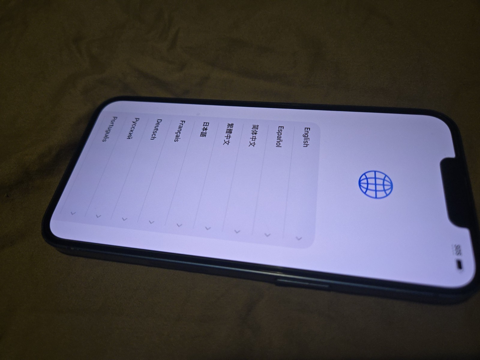 Iphone 13 256Gb Unlocked Blue B Grade 77 Percent Battery Open Box