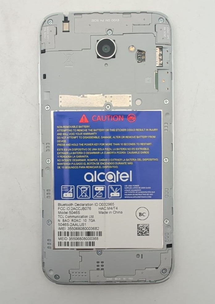 Alcatel A30 Smartphone 16GB 5.0 HD Display Android 4G LTE Unknown Carrier READ