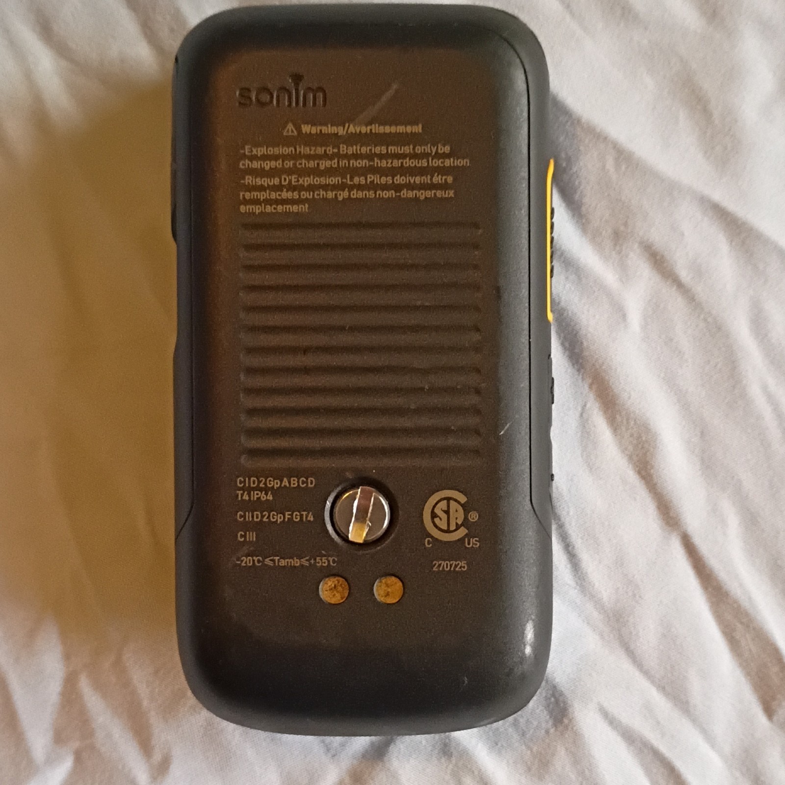 Sonim Rugged XP3plus Black Flip Phone