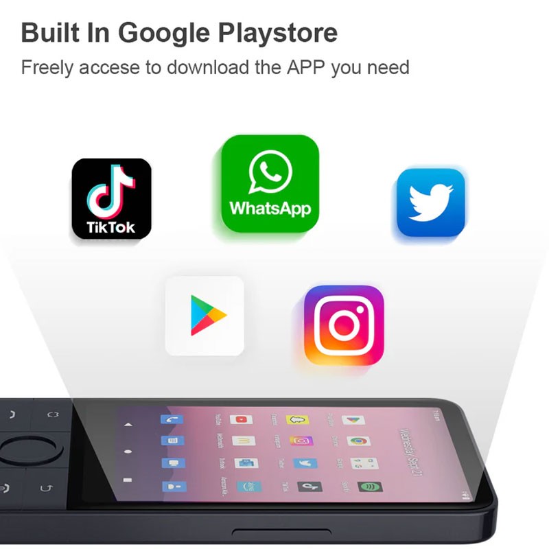 Unlock QIN F22 PRO 4G LTE MINI Android 12 Smartphone Phone Keypad Compact Mobile