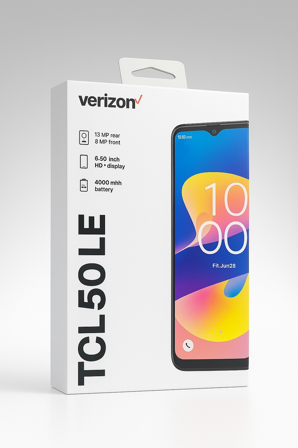 Verizon Prepaid TCL 50 LE 6.56″ HD+ Display 13MP Camera 4000 mAh Battery – NEW
