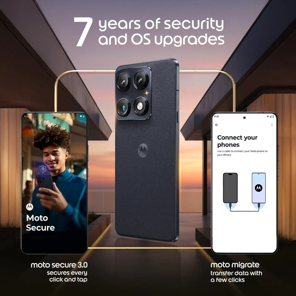 Motorola Signature 256GB 12GB RAM PANTONE Carbon Dual SIM 5G Unlocked.